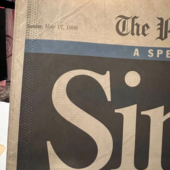 The Philadelphia Inquirer Frank Sinatra May 17, 1998 Special 16 Page Tribute - Picture 2 of 4